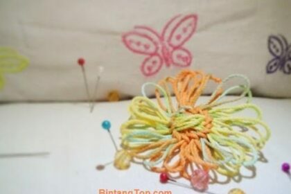 Handmade Broche - Cara Membuat Bros Bunga dari Benang Rajut - BintangTop.com