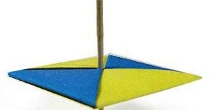Origami – Cara Membuat Gasing dan Baling Baling Putar - BintangTop.com